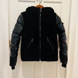 SAM. Puffer Down Fleece Jacket Coat Size Small